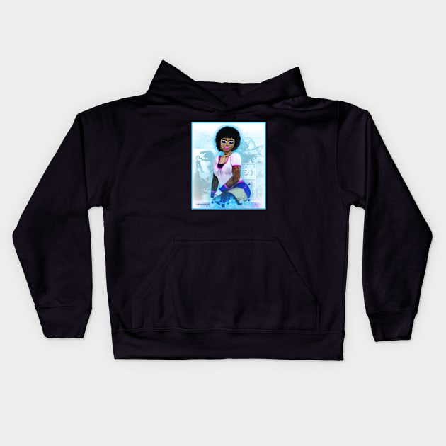 Shawna TC Kids Hoodie by ChrisOConnell
